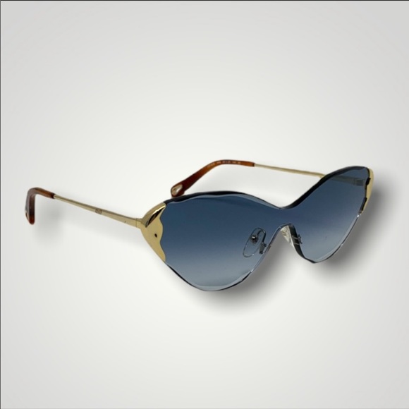 Chloe Curtis 60mm Cat Eye Shield Sunglasses - Picture 6 of 11